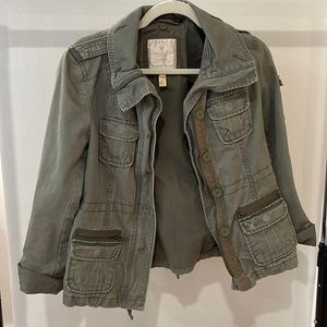 American Eagle: Army Green Utility Jacket